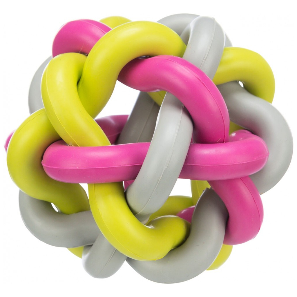 Іграшка для собак Trixie М'яч-клубок Гума 10 см (4011905326221)