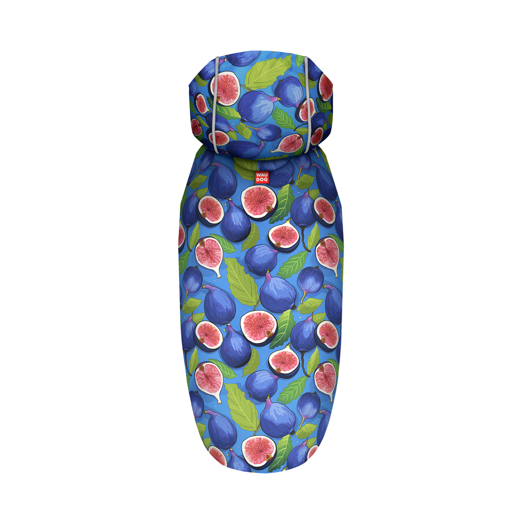 Дощовик для тварин WAUDOG Clothes Накидка з капюшоном Інжир M (357-4053)