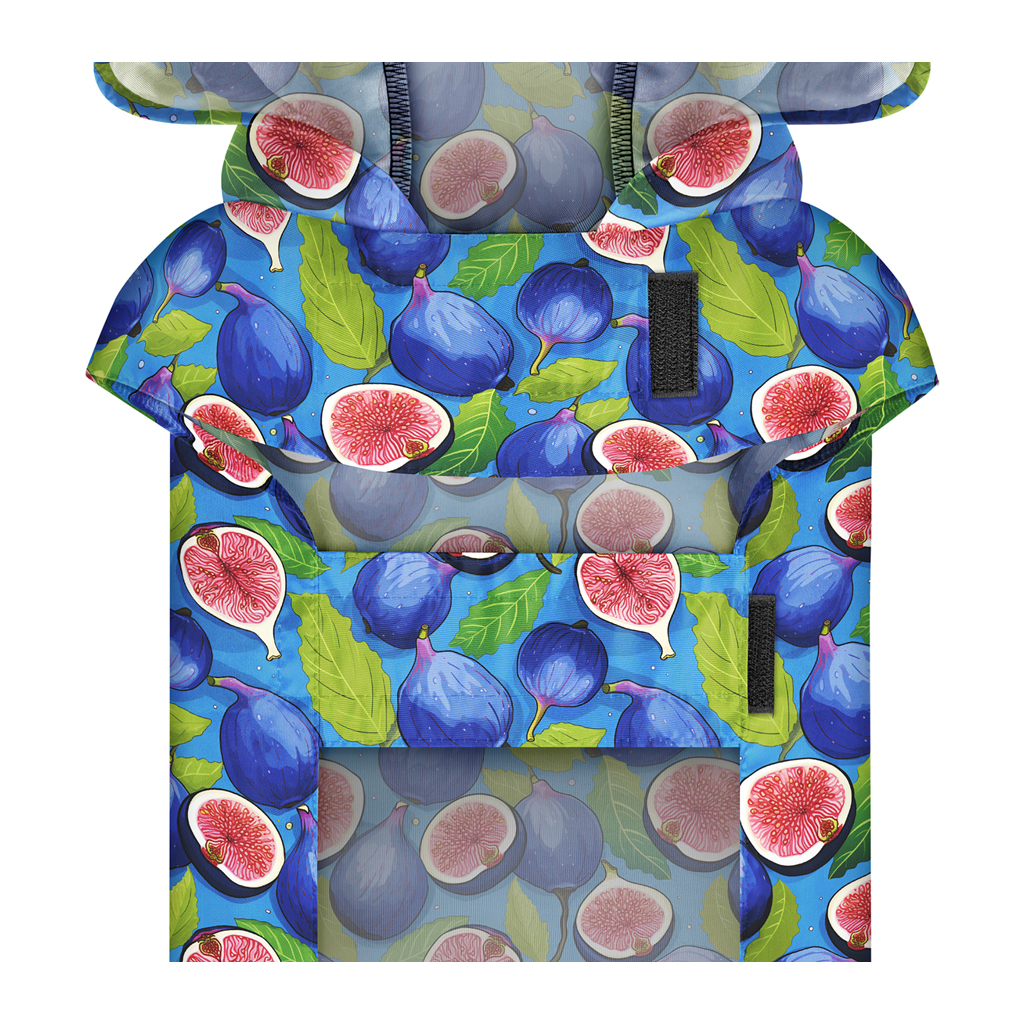 Дощовик для тварин WAUDOG Clothes Накидка з капюшоном Інжир M (357-4053)