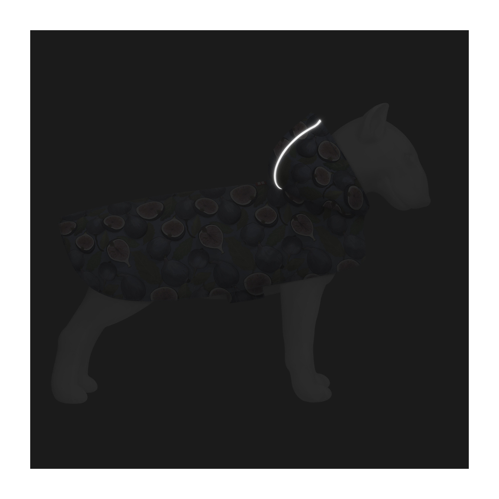 Дощовик для тварин WAUDOG Clothes Накидка з капюшоном Інжир M (357-4053)