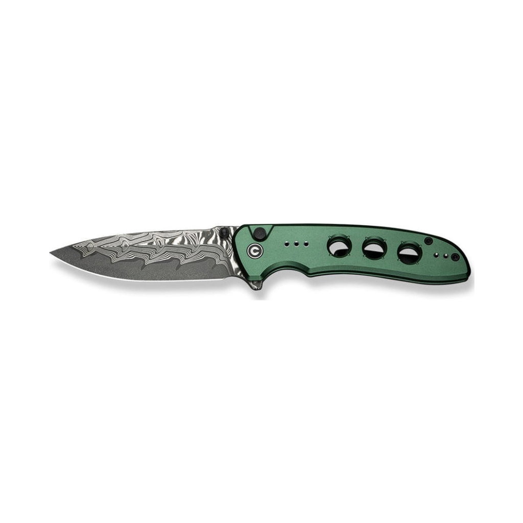 Ніж Civivi Hyperpulse Damascus Red Aluminum (C23087A-DS1)
