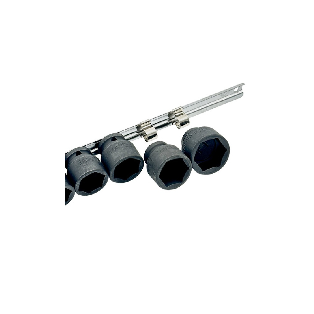 Набір головок Toptul ударних дюймових 1/2" 3/8...1-1/4 14шт. на планці (GBAQ1401D)