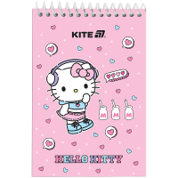 Hello Kitty spiral notebook Kite A6, 48 sheets, unlined (HK25-196-1)
