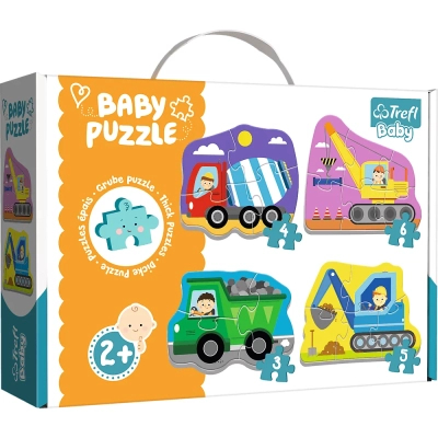 Пазл Trefl Baby Classic Транспортні засоби на будівельному майданчику (5900511360721)