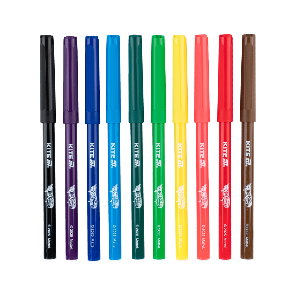 Фломастери Kite Hot Wheels 10 кольорів (HW25-455)