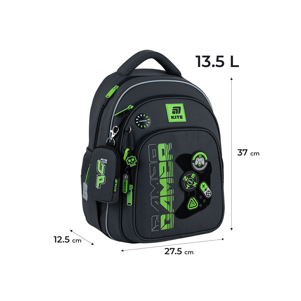 Рюкзак шкільний Kite Education 763S Gamer (K25-763S-2)