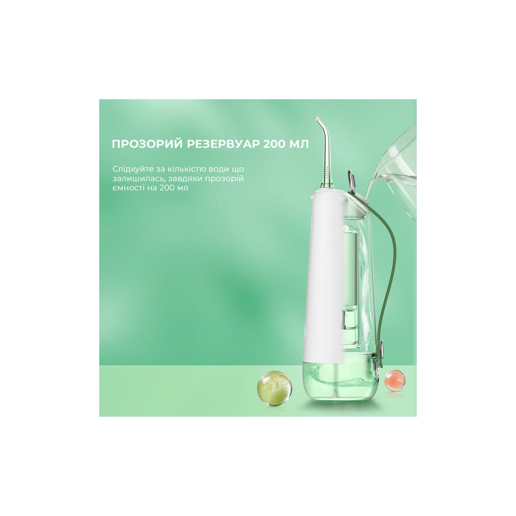 Іригатор Oclean W10 Green NEW-2 NOZZLES (6970810555745)
