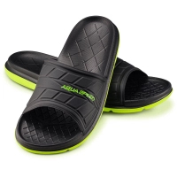 Шльопанці Aqua Speed Aspen 534-07 чорний, жовтий 44 (5908217684882)