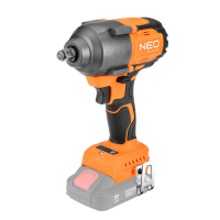 Screwdriver Neo Tools Energy+ 18V, brushless, 2400rpm, 850Nm, 1/2", 3 speeds, 1.8kg (without battery and charger) (04-608)