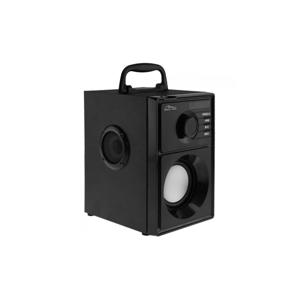 Акустична система Media-Tech Boombox BT 15W Black (MT3179) Акустична система Media-Tech Boombox BT 15W Black (MT3179)