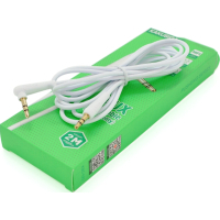 Кабель мультимедійний 3.5mm M to 3.5mm M 2.0m white iKAKU (YT-AUXGJ(M)/(M)-KSC-522-W)