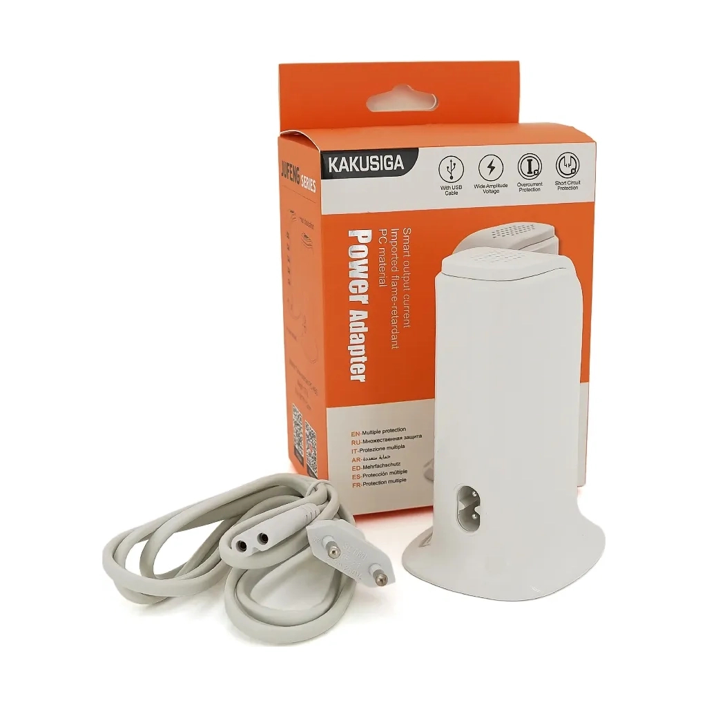 Зарядний пристрій iKAKU KSC-741 Desktop 5xUSB 5V 2.4A 12W White (KSC-741-Wh) Зарядний пристрій iKAKU KSC-741 Desktop 5xUSB 5V 2.4A 12W White (KSC-741-Wh)