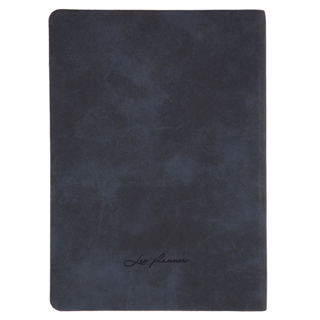 Тижневик Leo planner А5 датований 2026 "Leader", м‘який, синій, 368 сторінок (252689)