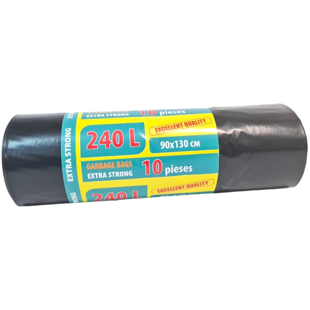 Пакети для сміття Grey Pack Міцні 240 л 10 шт. (l24010)
