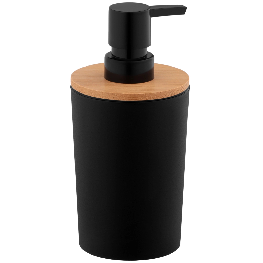 Дозатор для рідкого мила Ardesto Minimalism Чорний 380 мл (ARHB3104BB)