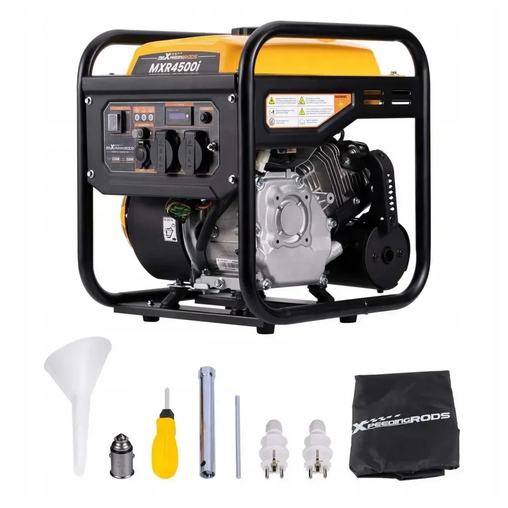 Генератор maXpeedingRODS MXR4500i (3,5 kW), 220V, 50Hz, 7.5л, ручний запуск (mxr4500i) Генератор maXpeedingRODS MXR4500i (3,5 kW), 220V, 50Hz, 7.5л, ручний запуск (mxr4500i)