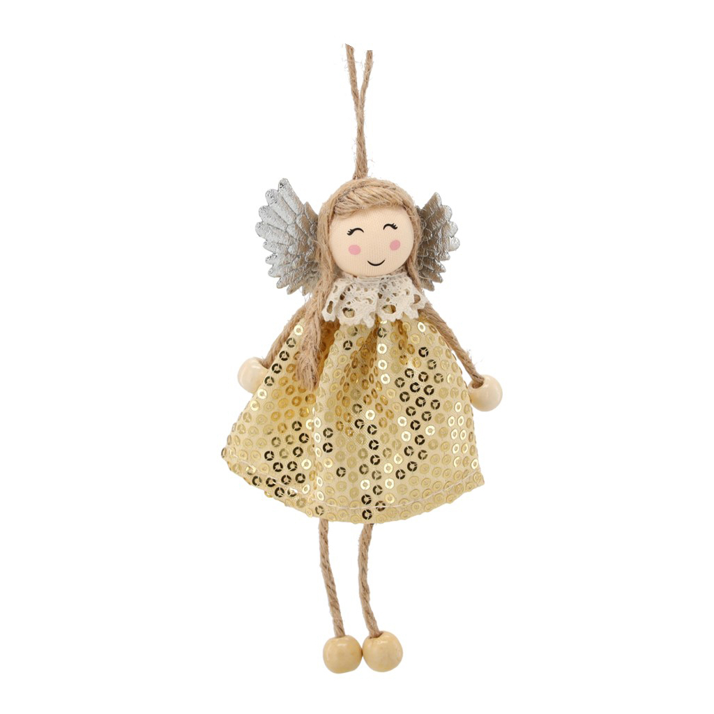 Ялинкова іграшка Chomik Фея" блискітки 7,5х16 см (5900779900615_2) Ялинкова іграшка Chomik Фея" блискітки 7,5х16 см (5900779900615_2)