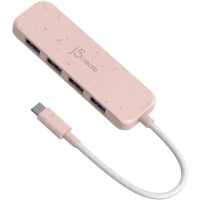 Hub J5create USB-C to 4xUSB-A 3.2 10Gbps rose (JCH341ER-N)