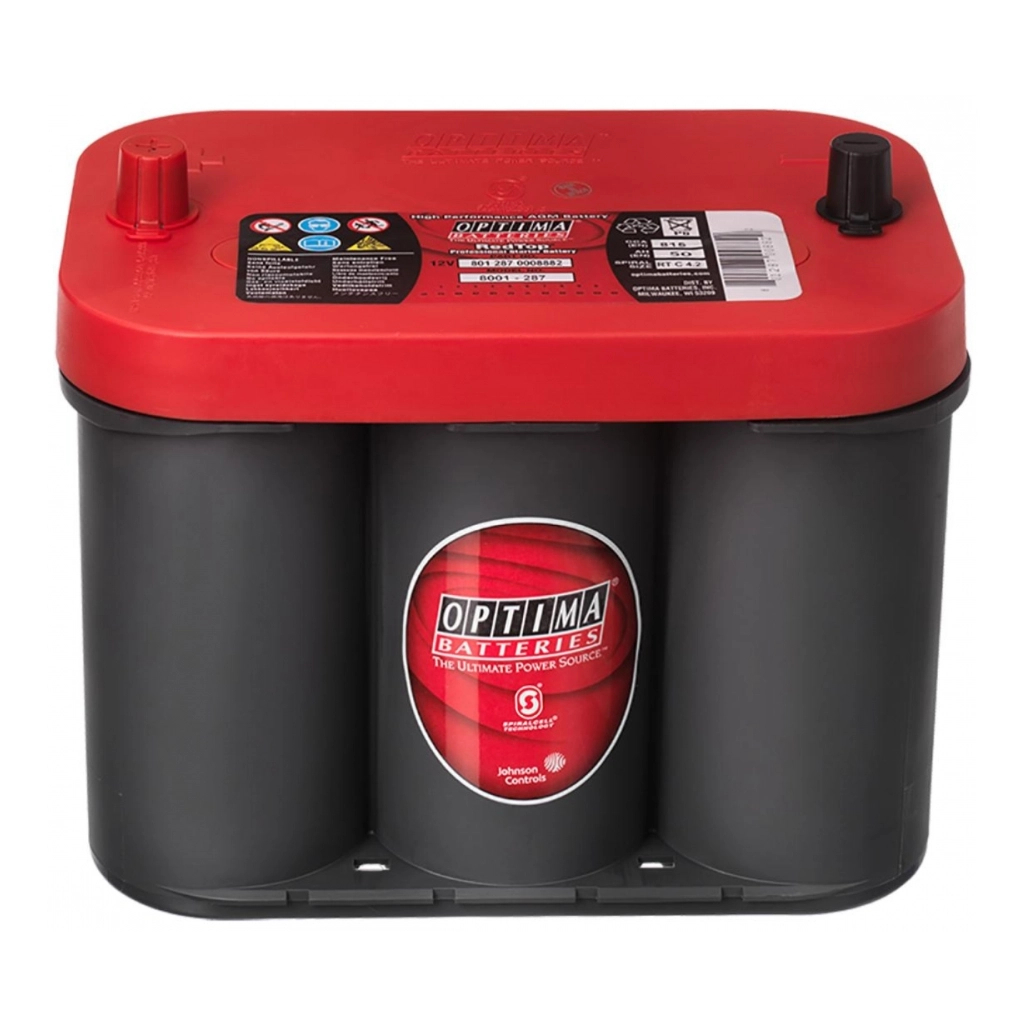 Акумулятор автомобільний Optima RedTop AGM 50Ah (+/-) (815EN) RTC-4.2 (801287000) Акумулятор автомобільний Optima RedTop AGM 50Ah (+/-) (815EN) RTC-4.2 (801287000)