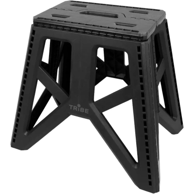 Стілець складаний Tribe Camp Chair High пластиковий black (T-EF-0002-black)