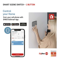 Розумний вимикач EMOS H5014 1 buttons ZigBee 3.0 (H5014)