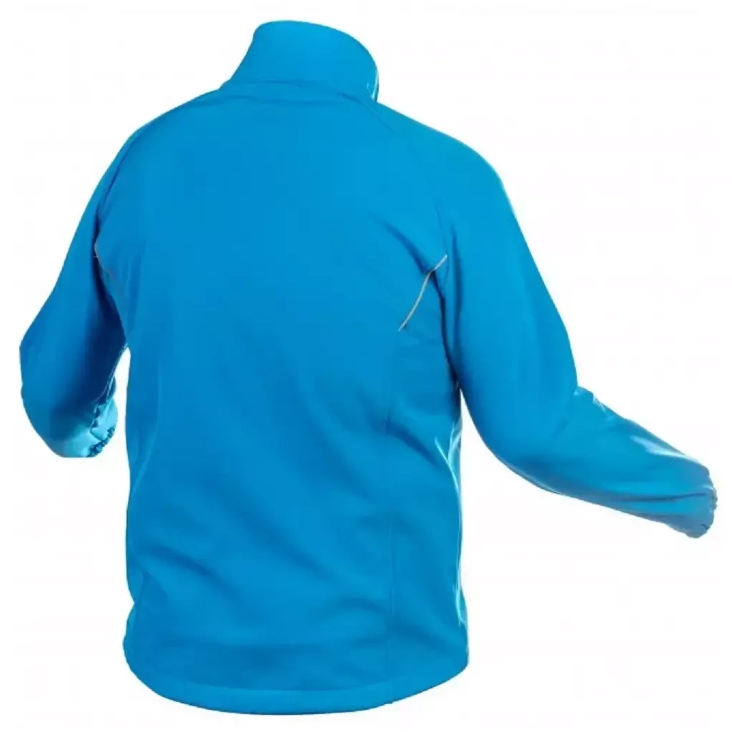 Куртка робоча Hoegert BIESE HT5K256-3XL SoftShell 96% поліестер/4% еластан синя, 3XL (58) (HT5K256-3XL)