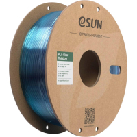 Plastic for 3D printer eSUN PLA Clear Rainbow 1.75mm 1kg PURPLE BLUE CYAN (PLA-CLRB175RB-ZUCY1P1)