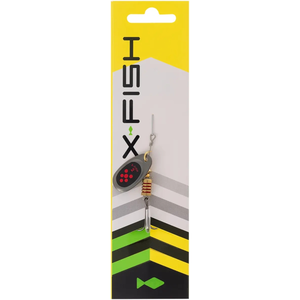 Блешня X-Fish Dark Side 4g 2 Nikel black orange (1917.07.28)