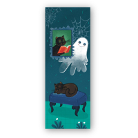 Bookmarks for books by Lyutsink "Ghosts and Kitten. Dream" 1 pc. (LK000000153) (2000000000153)