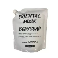 Liquid soap Rocket Soap Body Soap pH-balanced Musk Replacement block 1 l (4571113802011)