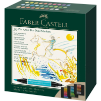 Faber-Castell double-sided Pitt Artist Pen Dual Marker, 30 colors (32419)