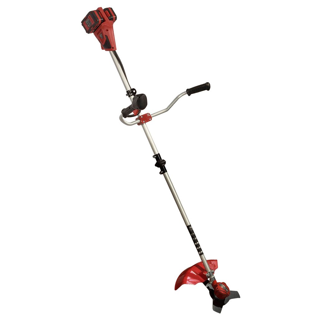 Тример садовий Vitals Master, AZT 3680-1n BL Kit, 36V (18+18), 25.5см, ніж/ліска 36см, 4Ah, 4.5кг (243562)
