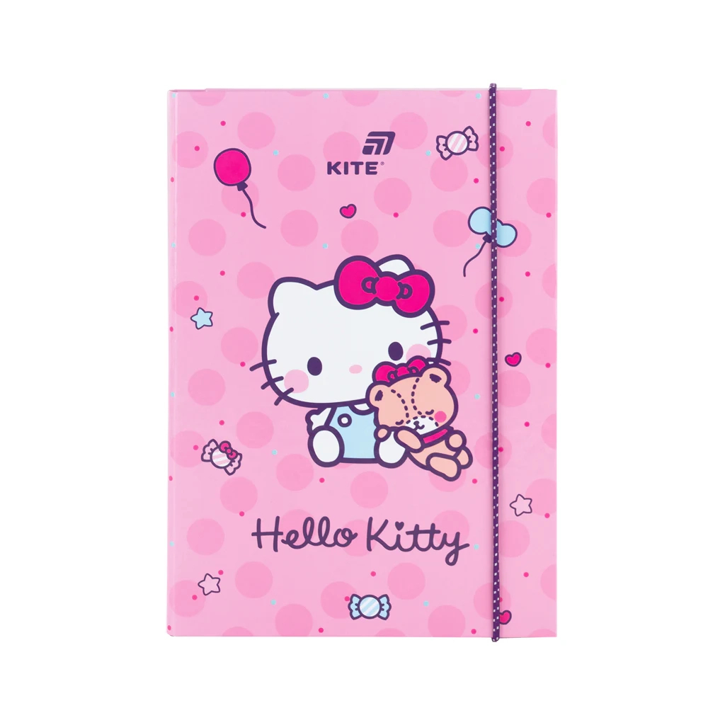 Папка для зошитів Kite на гумці Hello Kitty (HK26-210-1)
