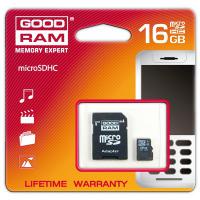 Карта пам'яті Goodram 16Gb microSDHC UHS-I class 10 (SDU16GHCUHS1AGRR10)