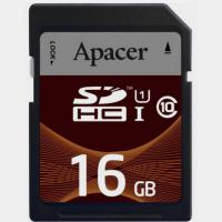 Карта пам'яті Apacer 16GB SDHC UHS-I 95/45 Class10 (AP16GSDHC10U2-R)