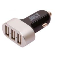 Зарядний пристрій Just Evo Trio USB Car Charger (6.3A/31W, 3*USB) (CCHRGR-V-BLCK)