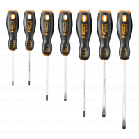 Set of Neo Tools slotted screwdrivers, 7 pcs. (04-206)