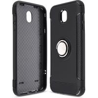Чохол до мобільного телефона Laudtec для Samsung J7 2017/J730 Ring stand (black) (LR-J730-BC)