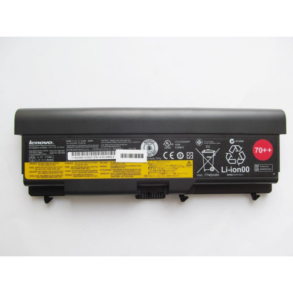 Акумулятор до ноутбука Lenovo ThinkPad T430 (70++, 45N1107), 8400mAh (94Wh), 9cell, 11.1V, (A47444) Акумулятор до ноутбука Lenovo ThinkPad T430 (70++, 45N1107), 8400mAh (94Wh), 9cell, 11.1V, (A47444)