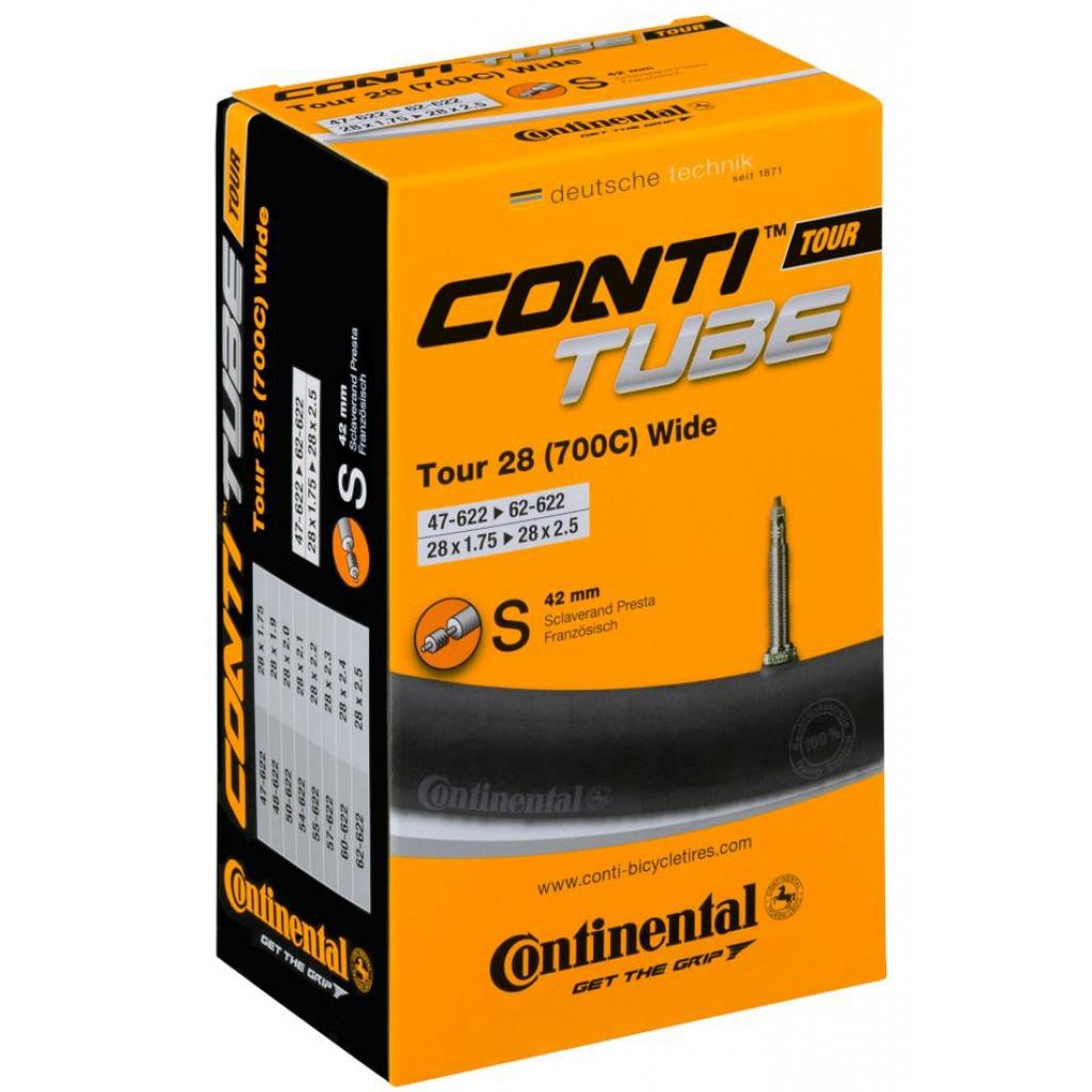 Велосипедна камера Continental Tour 28" Wide 54-584 / 62-622 RE PR42mm (182161) Велосипедна камера Continental Tour 28" Wide 54-584 / 62-622 RE PR42mm (182161)