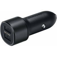 Зарядний пристрій Samsung Dual Fast Car Charge (Black) (EP-L1100WBEGRU)