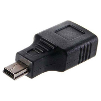 Перехідник Lapara USB 2.0 A Female to Mini-B USB Male (LA-USB-AF-MiniUSB black)
