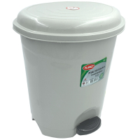 Trash container Planet Household No. 3 with pedal gray 12 l (10341)