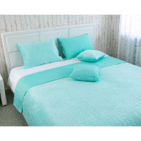 Double-sided fleece blanket VeLour Menthol 180x220 cm (340.55_Tiffany)