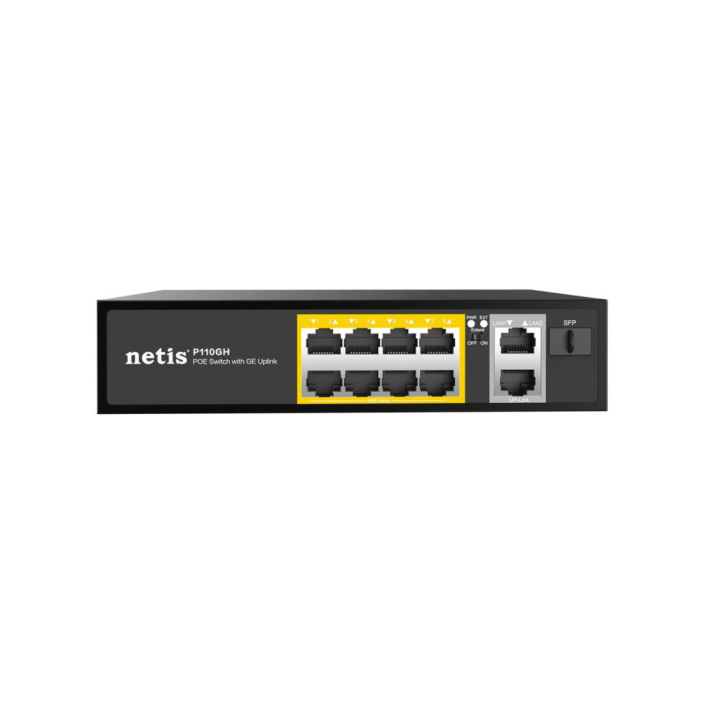 Комутатор мережевий Netis P110GH Комутатор мережевий Netis P110GH