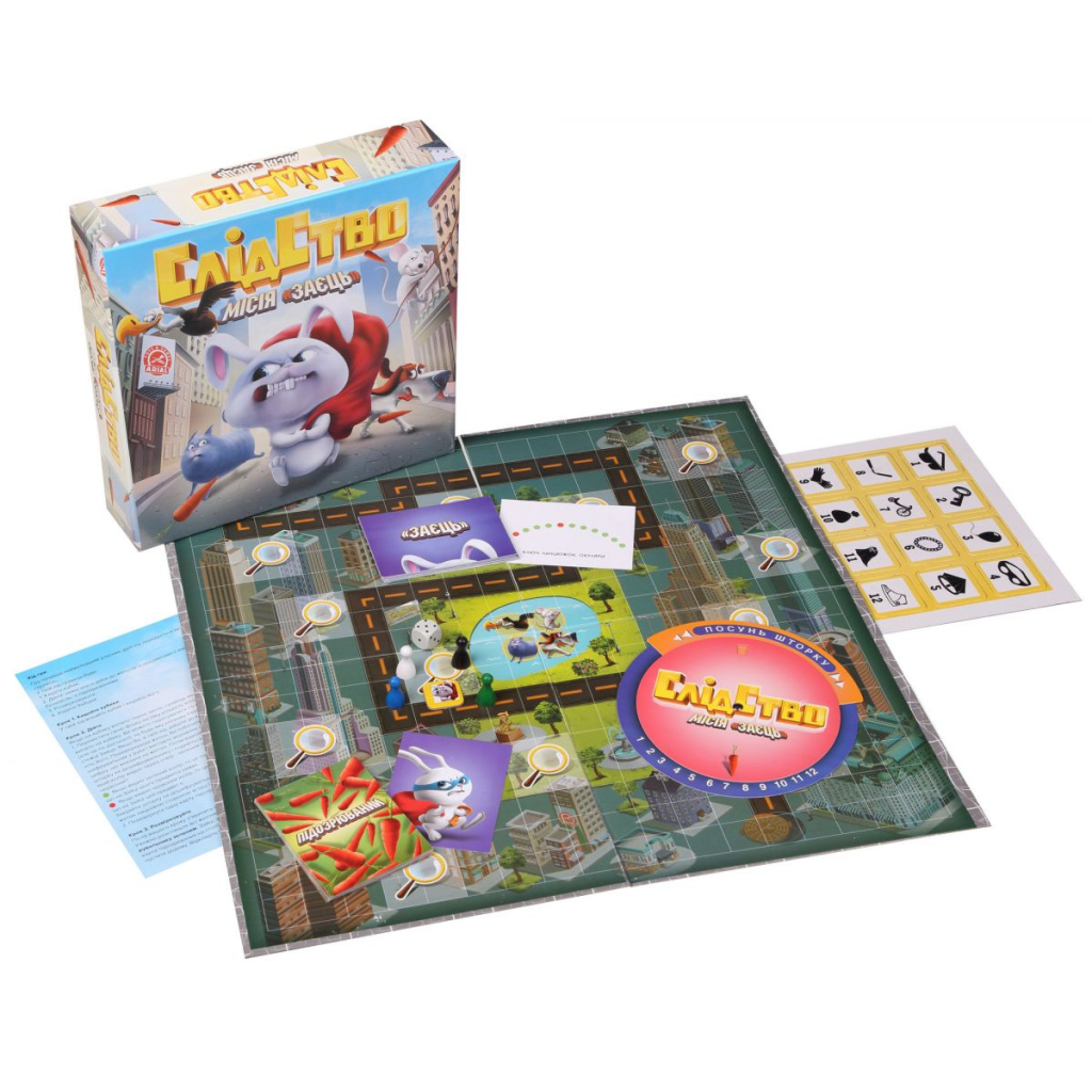 Настільна гра Arial Слідство. Місія Заєць (91159) Настільна гра Arial Слідство. Місія Заєць (91159)