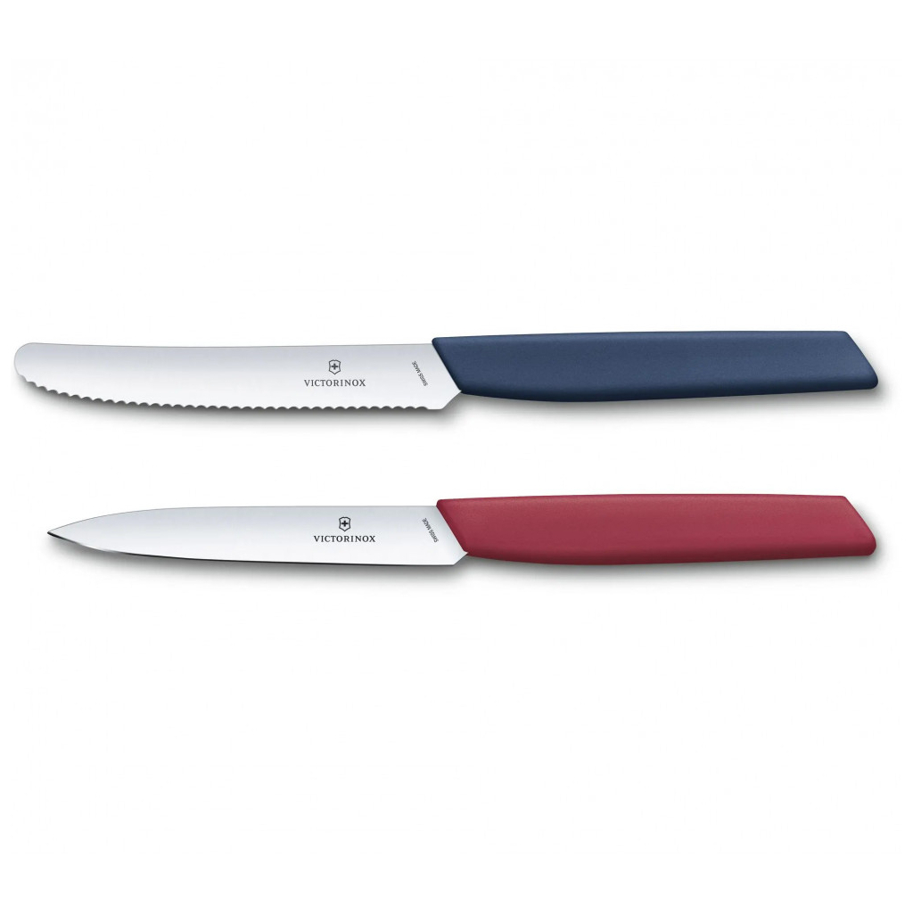Набір ножів Victorinox Swiss Modern Paring Set 2шт Red/Blue (6.9096.2L1)