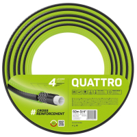 Hose for watering Cellfast QUATTRO, 3/4', 50m, 4 layers, up to 20 Bar, -10…+50°C (10-073)