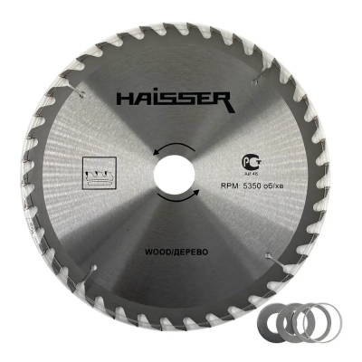 Диск пильний HAISSER по дереву - 210х30 50 зуб. (17333)