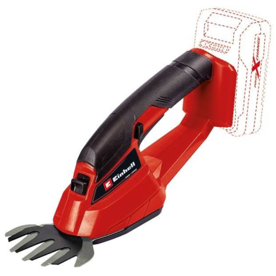 Кущоріз Einhell GE-CG 18/1 Li-Solo, 18В, PXC, леза 100 мм, 0.65 кг (без АКБ та ЗП) (3410382)